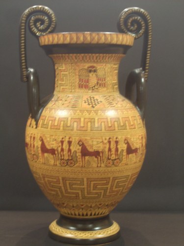Geometric Greek Pottery Amphora Geometric Amphora Of The 750b