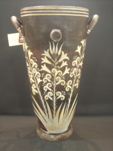Greek Pottery Shop  KAMARIAN VESSEL FROM KNOSSOS 1800B.C. KAMARES WARE GREEK POTTERY VESSEL