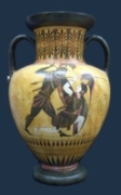 Go to Home Page Greekpotteryshop.com buy ancient greek pottery replicas ancient greek vases online greek art with ancient greek gods and goddesses handmade museum replicas and free designed art