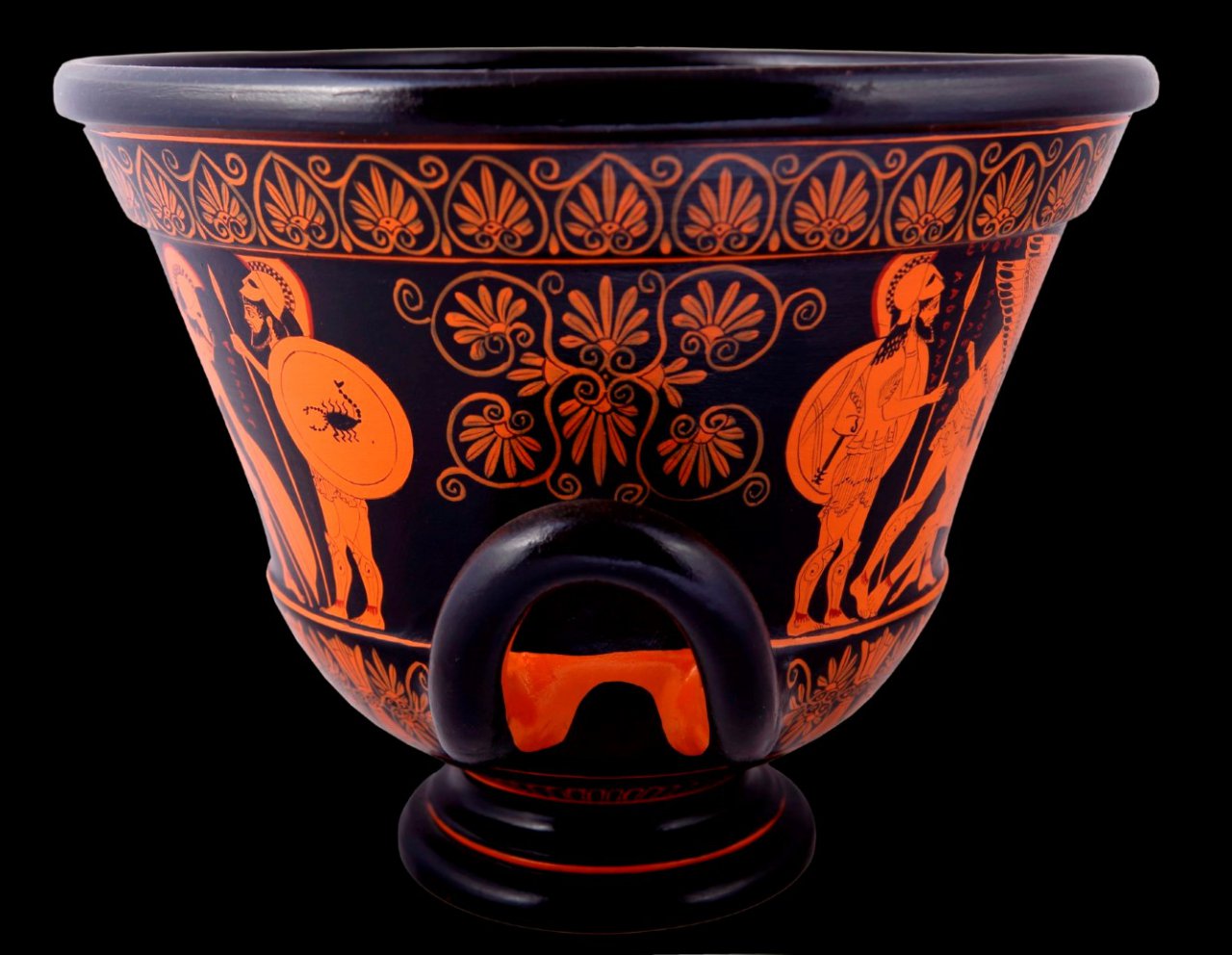 SMALL CLASSICAL KRATER WITH THE DEATH OF SARPEDON